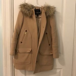J.crew camel chateau parka